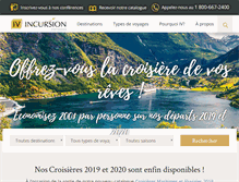 Tablet Screenshot of incursion-voyages.com